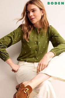 Boden Green Marina Embroidered Shirt (499302) | €38