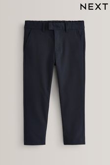 海軍藍 - 校園風格彈力窄管長褲 (3-17歲) (499825) | NT$400 - NT$710