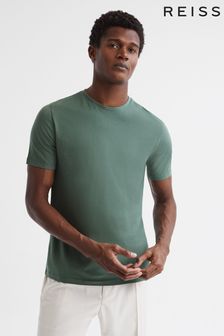 Reiss Fern Green Bless Marl Crew Neck T-Shirt (4CA834) | SGD 77