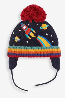 JoJo Maman Bébé Rocket Appliqué Hat
