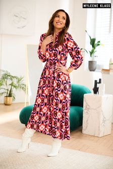 Myleene Klass Floral Printed Shirt Dress (4WW855) | CA$149