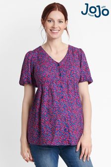 Jojo Maman Bébé 小花柄プリント マタニティブラウス (500110) | ￥6,170