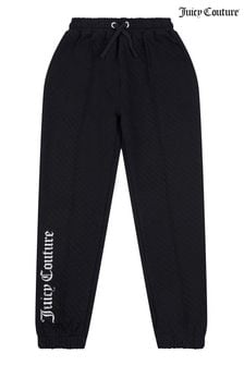Pantalon de jogging noir matelassé Juicy Couture fille (500630) | €35 - €46