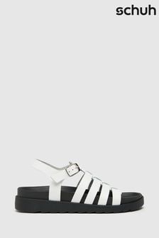 白色 - Schuh Tilly Chunky Fisherman Sandals (500631) | NT$2,100