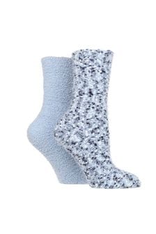 Wild Feet Blue Fluffy Popcorn Socks (500654) | €8.50