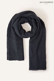 Accessorize Blue Grace Supersoft Blanket Scarf (500679) | $38