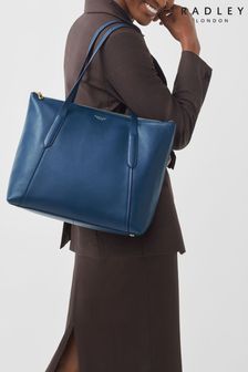 حقيبة توت بسحاب علوي 2 0 Wood Street أزرق كبيرة من Radley London (501219) | 124 ر.ع