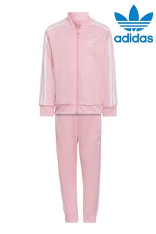adidas Originals Pink Little Kids Adicolor Tracksuit (501270) | SGD 66