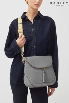 Radley London Medium Grey Milligan Street Zip Around Shoulder Bag