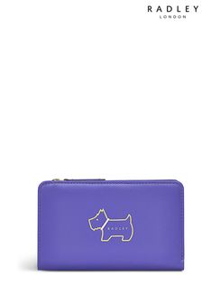 Radley London Medium Purple Heritage Dog Outline Bifold Purse (501432) | HK$709