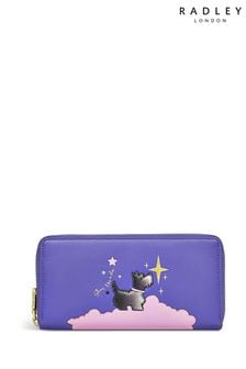 Radley London Large Purple Shine Like A Star Zip-Around Matinee Purse (501454) | HK$1,018