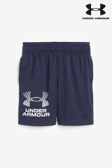 Albastru - Pantaloni scurți tehnici cu logo Under Armour (501521) | 101 LEI