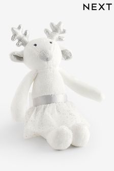 White Tutu Reindeer Plush Toy (502028) | €5.50