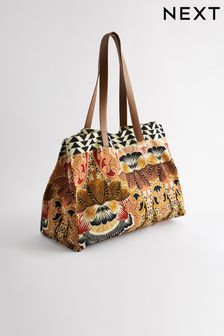 Paisley Print Beach Bag (502171) | $21