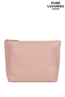 Pure Luxuries London Ealing Leather Cosmetic Pouch (502757) | DKK355
