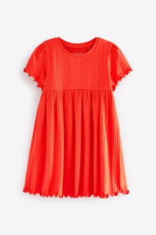 Red Rib Jersey Dress (3mths-7yrs) (503454) | ₪ 27 - ₪ 34