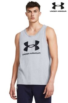 Under Armour Grey/Black Sportstyle Logo Vest (503545) | $46