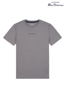 Ben Sherman Grey Centre Script T-Shirt (504049) | ₪ 61 - ₪ 74