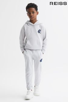 Reiss Ice Blue Toby Junior Garment Dyed Logo Joggers (504187) | €46