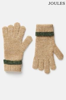 Joules Albert Oatmeal Knitted Gloves (504704) | OMR7