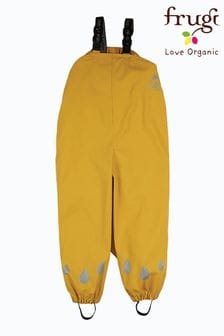 Gelb - Frugi Wasserdichte Regenlatzhose aus recyceltem Polyester (505020) | 42 €