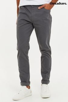 Серый - Threadbare брюки чинос с поясом на завязке (505128) | €44