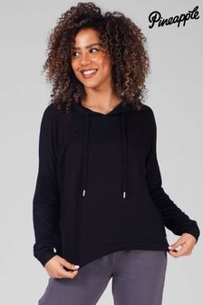 Pineapple Black Dip Hem Hoodie (505364) | $58