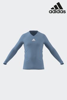 adidas Blue Teamwear Base Layer Long Sleeve Top (505578) | SGD 39
