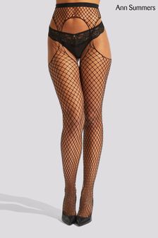 Ann Summers Large Fishnet Black Tights