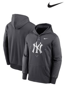 Polarowa bluza z kapturem Nike New York Yankees Therma Icon Performance zakładana przez głowę (505962) | 410 zł
