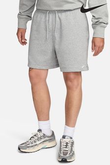 Dunkelgrau - Nike Club Fließende Frottee-Shorts (506281) | 58 €