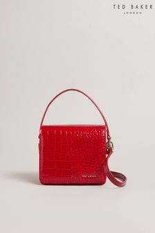 Ted Baker Mini Red Ell Imitation Croc Cross-body Bag (506336) | 44 ر.ع