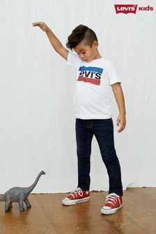 Levi's® White Sports Kids Logo T-Shirt (506492) | AED89 - AED100