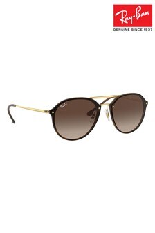 Ray-Ban® Black Blaze Double Bridge Sunglasses (507118) | 222 €