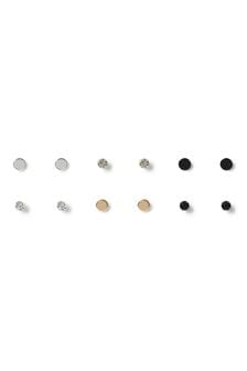 Dck Mens Silver Tone Mix Metal Studs 6 Pack (507678) | 25 €