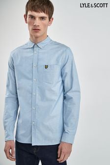 Lyle & Scott Blue 100% Cotton Oxford Shirt (507765) | $111