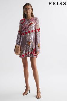 Rachel Gilbert Sequin Embroidered Mini Dress (507796) | €2,140