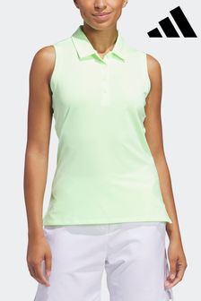 أخضر زاهي - قميص بولو بدون كم سادة Ultimate365 من Adidas Golf (508345) | 166 د.إ