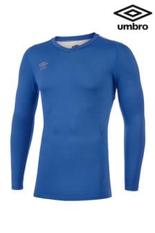 Niebieski - Koszulka Umbro Elite z długim rękawem i dekoltem w szpic (508386) | 250 zł
