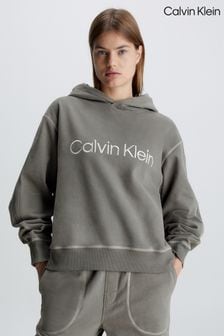 ملابس منزلية Future Shift بقلنسوة ولون رمادي من Calvin Klein (508473) | 346 ر.ق