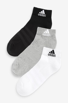 adidas Adults 3 Pack Ankle Socks (508652) | ₪ 47