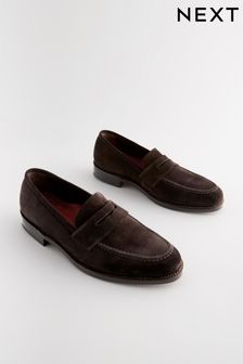 Brown Loake For Next Suede Loafers (508728) | $391