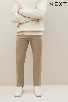 Stone Slim Fit Premium Laundered Stretch Chinos Trousers (508929) | $50