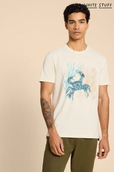 White Stuff White Crab Graphic T-Shirt (510293) | 43 €