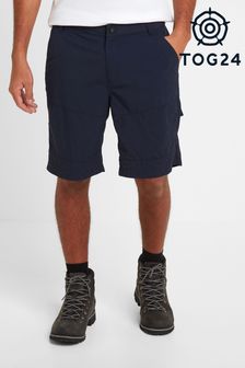 Tog 24 Navy Blue Rowland Tech Long Walking Shorts (511145) | kr454