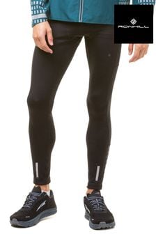 Czarne odblaskowe męskie legginsy do biegania Ronhill Tech Afterhours (511373) | 205 zł