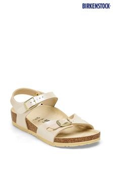 Alb - Birkenstock Kids Birko Flor Rio Sandals (511445) | 328 LEI