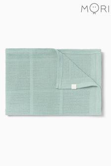 MORI Green Soft Cotton & Bamboo Cellular Baby Blanket (512465) | 789 UAH