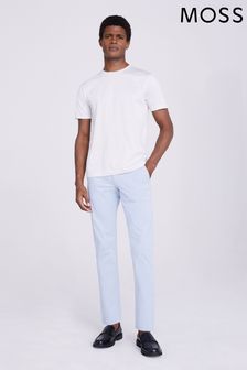 MOSS Tailored fit Light Blue Chinos (512727) | 92 €