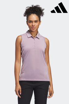 Розовый - Однотонная рубашка поло без рукавов adidas Golf Ultimate365 (513121) | €41